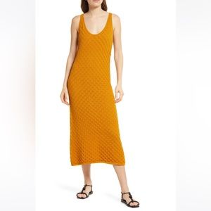 Treasure & Bond Golden knit dress